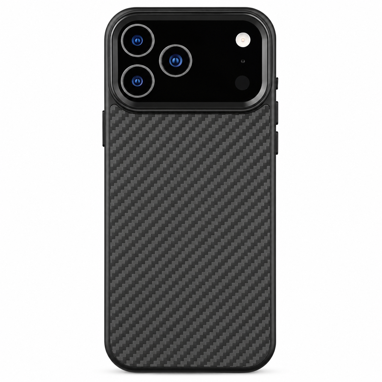 Premium iPhone Case Real Aramid Kevlar Fiber Full Coverage Magnetic Cover with Wireless Charging MagSafe Compatible Protective Design