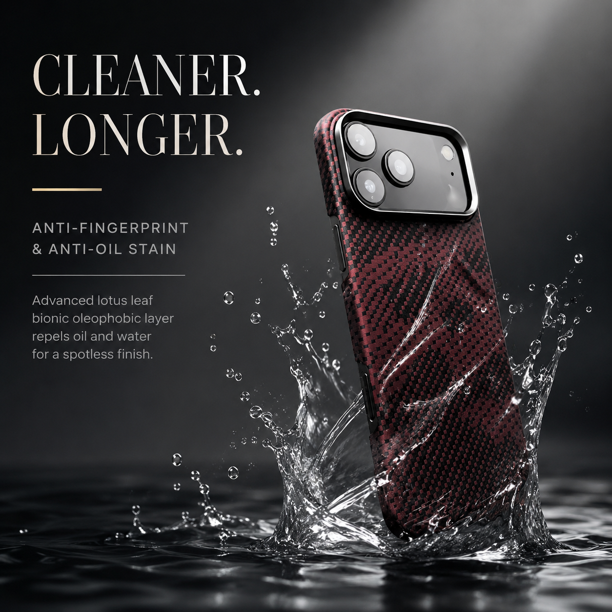 Premium iPhone Case Aramid Kevlar Carbon Fiber Cover MagSafe Compatible Ultra Slim Shockproof Protective Case