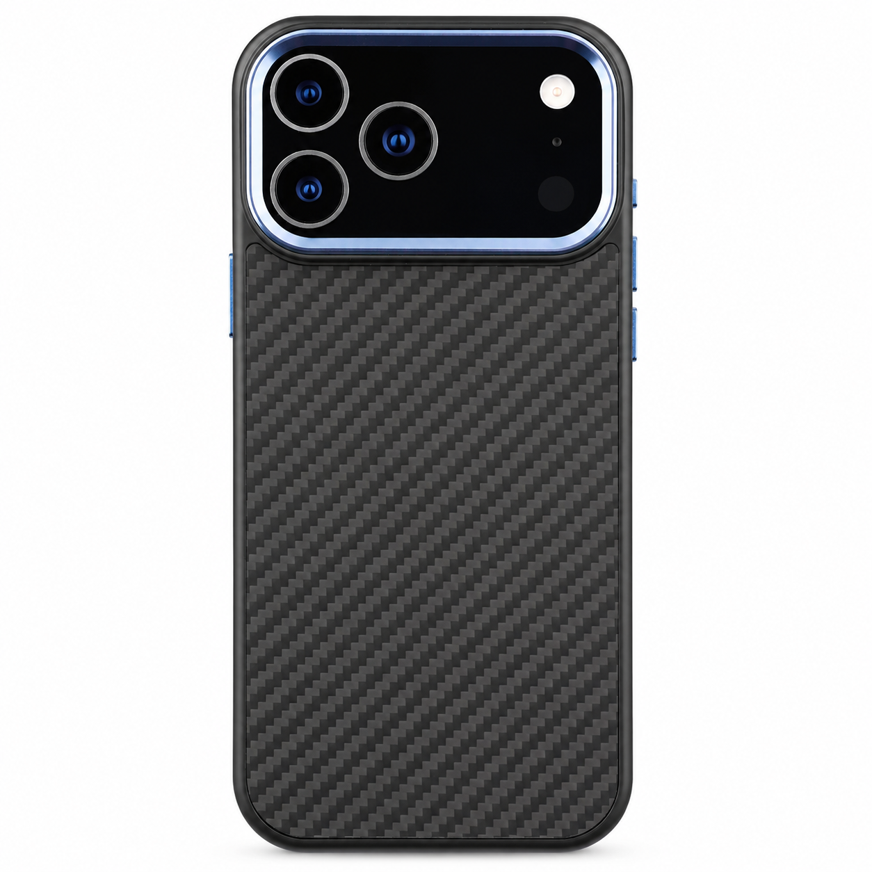 Premium iPhone Case Real Aramid Kevlar Fiber Full Coverage Magnetic Cover with Wireless Charging MagSafe Compatible Protective Design