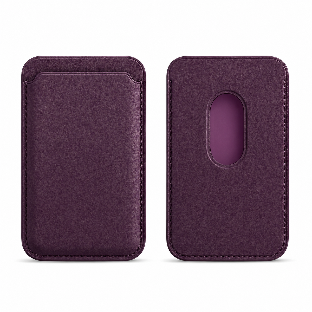 Premium MagSafe Wallet Magnetic Card Holder Slim Leather Phone Wallet Secure Detachable Card Storage Case