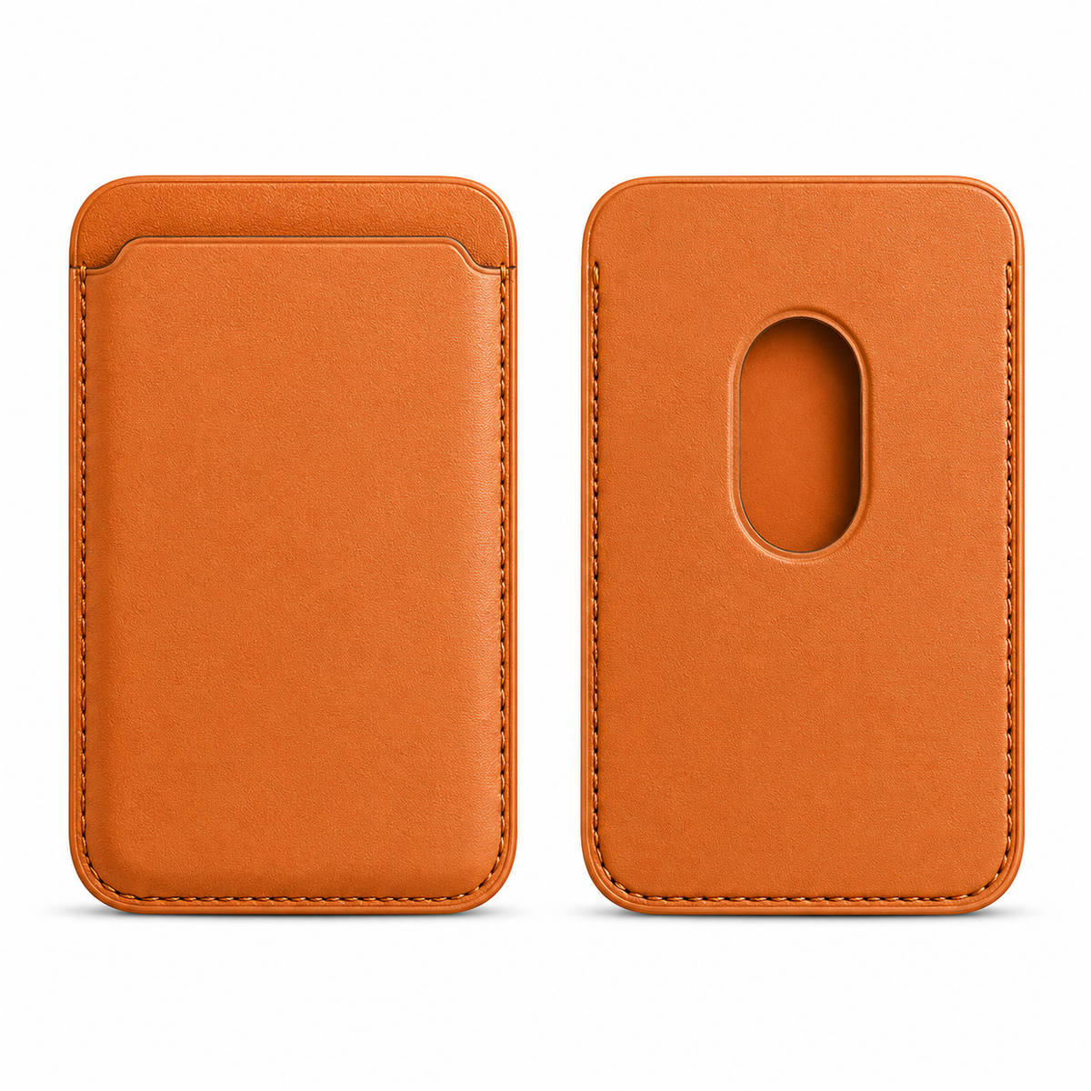 Premium MagSafe Wallet Magnetic Card Holder Slim Leather Phone Wallet Secure Detachable Card Storage Case