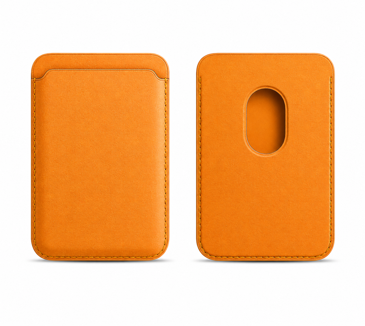 Premium MagSafe Wallet Magnetic Card Holder Slim Leather Phone Wallet Secure Detachable Card Storage Case