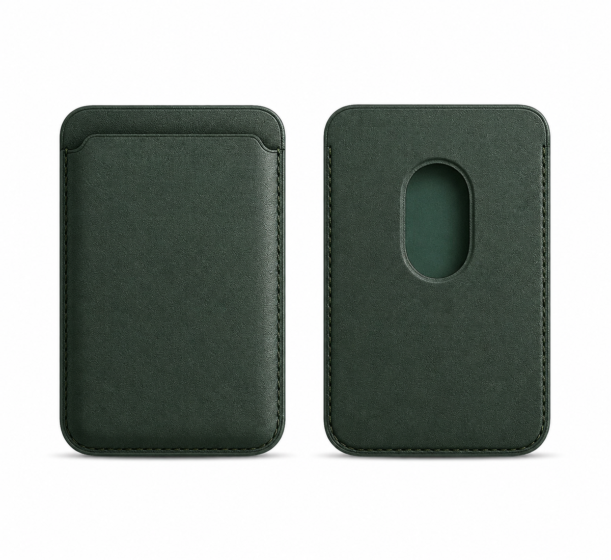Premium MagSafe Wallet Magnetic Card Holder Slim Leather Phone Wallet Secure Detachable Card Storage Case
