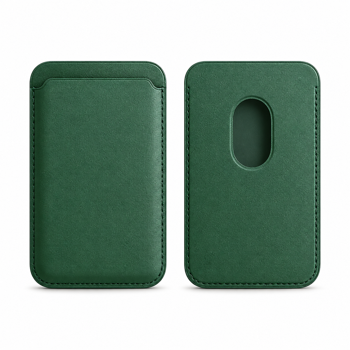 Premium MagSafe Wallet Magnetic Card Holder Slim Leather Phone Wallet Secure Detachable Card Storage Case