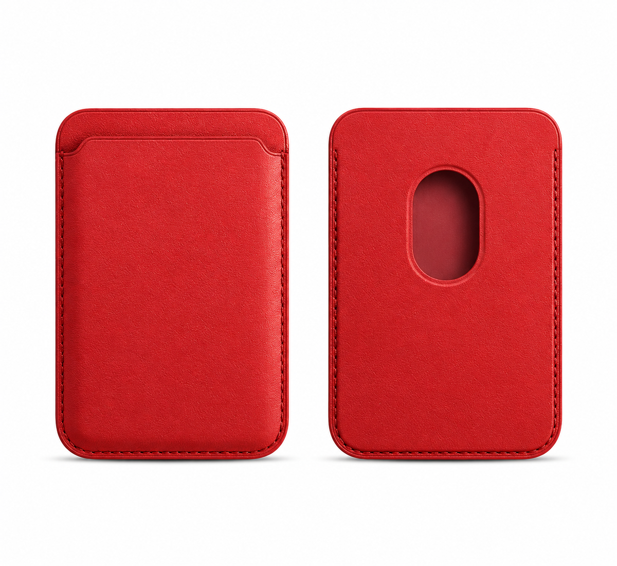 Premium MagSafe Wallet Magnetic Card Holder Slim Leather Phone Wallet Secure Detachable Card Storage Case