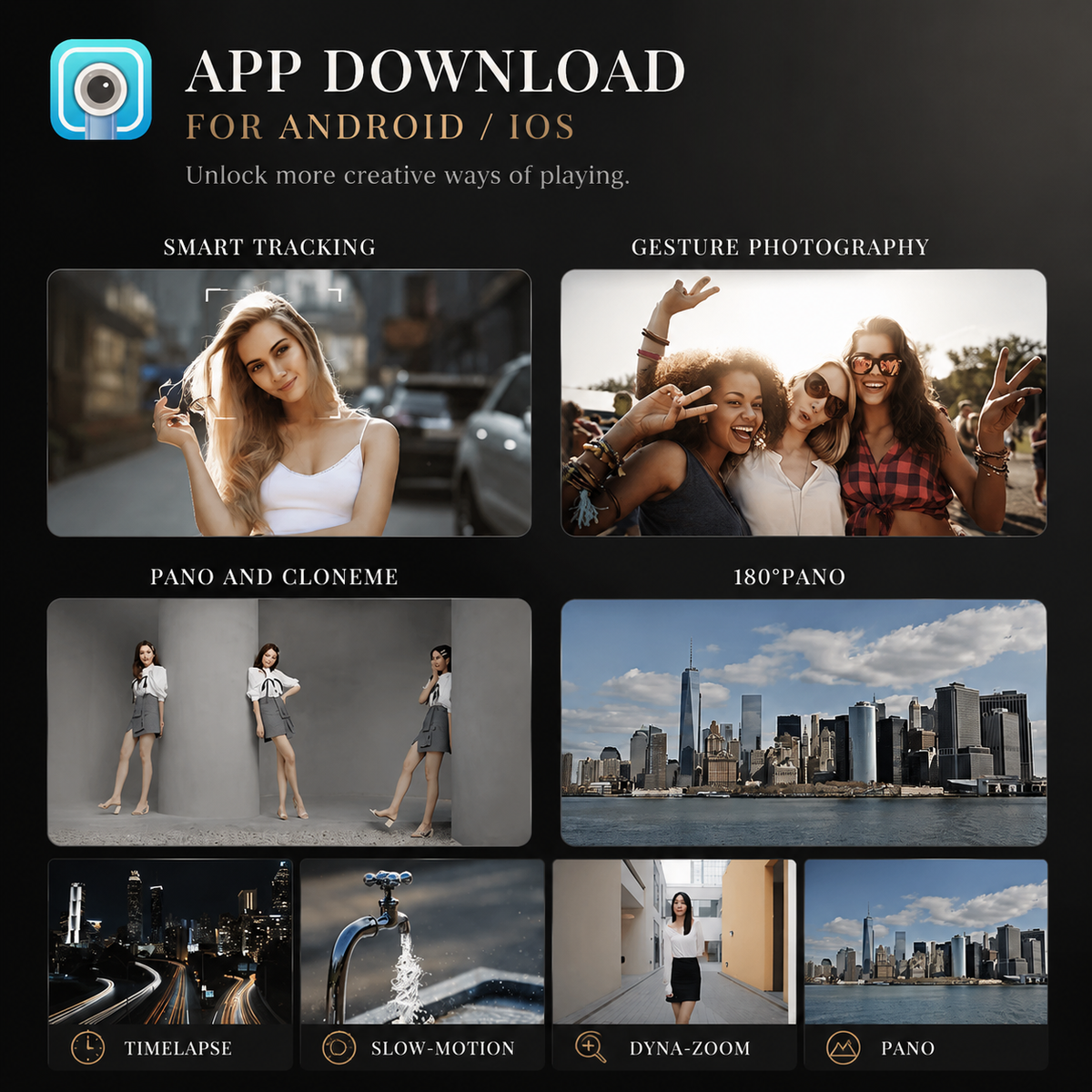 Premium Phone Gimbal Smartphone Stabilizer Selfie Stick Tripod Bluetooth Remote 360 Rotation Video Photography Holder