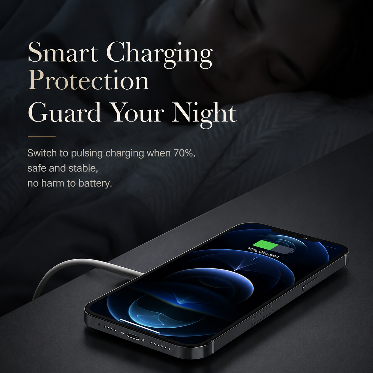Premium Wireless Charger MagSafe Compatible Fast Charging Magnetic Charging Pad Slim Wireless Charging Dock Smartphone Earbuds Compatible