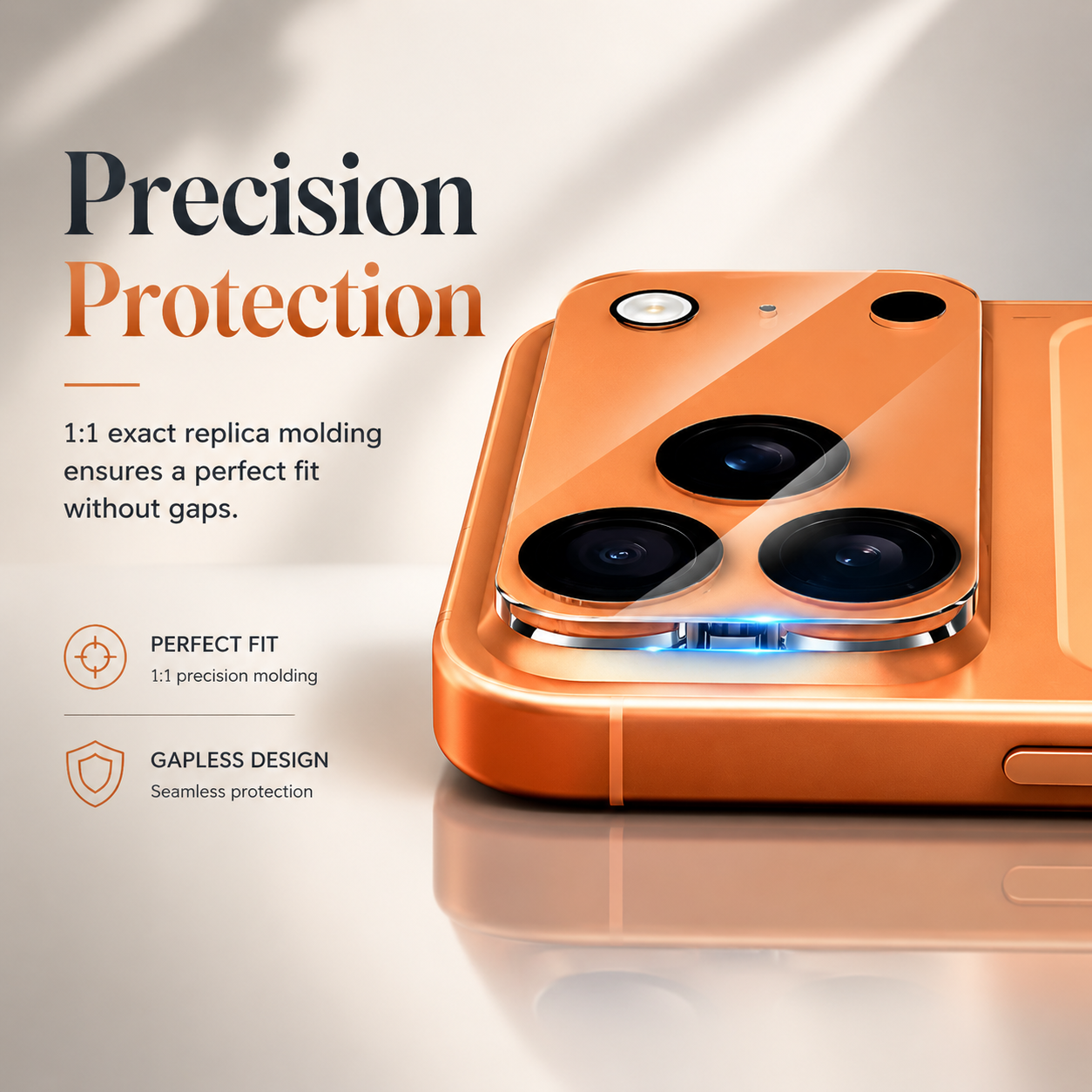 Premium iPhone Camera Lens Protector 9H Tempered Glass Ultra Clear Scratch Resistant Drop Protection Precision Fit Cover