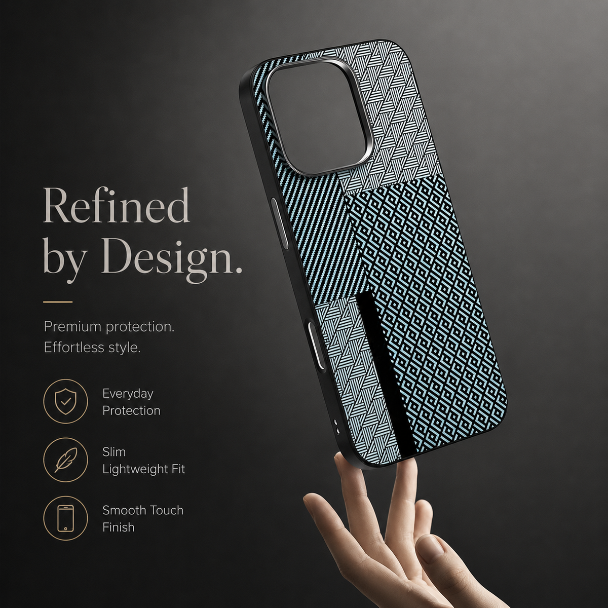 Premium iPhone Case 3D Embossed Magnetic Cover Skin Feel Frosted Back Shockproof Dual Layer Protective Case