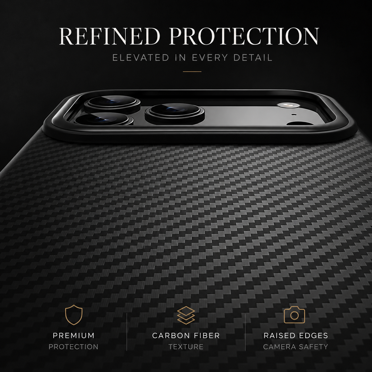 Premium iPhone Case 600D Kevlar Magnetic Cover Carbon Fiber TPU PC Shockproof Anti Fingerprint Protection