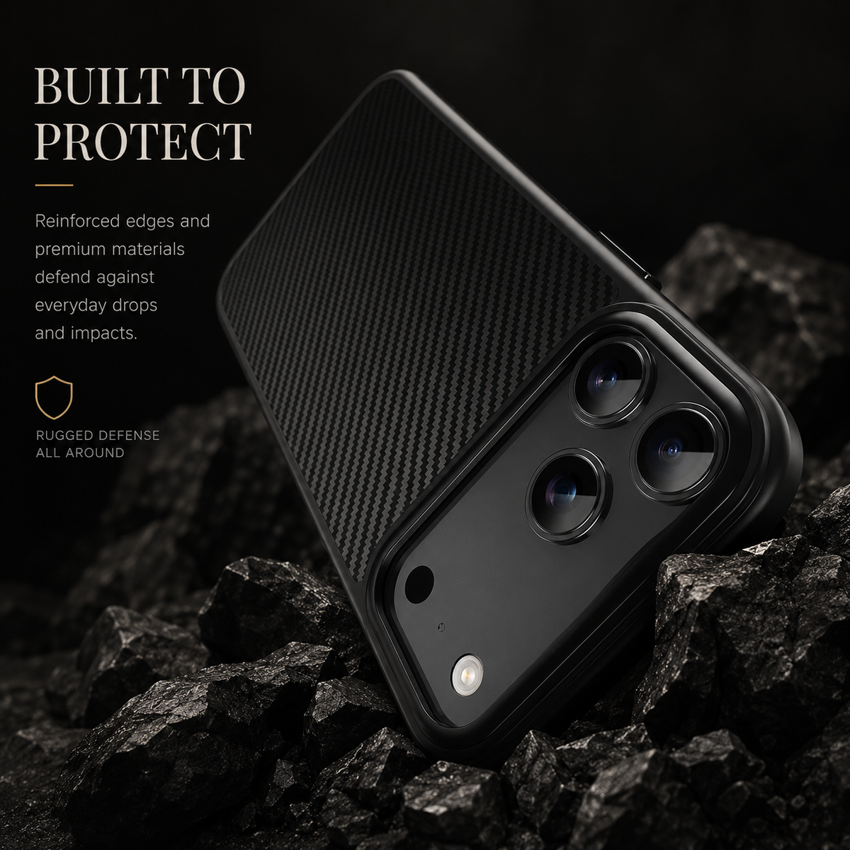 Premium iPhone Case 600D Kevlar Magnetic Cover Carbon Fiber TPU PC Shockproof Anti Fingerprint Protection