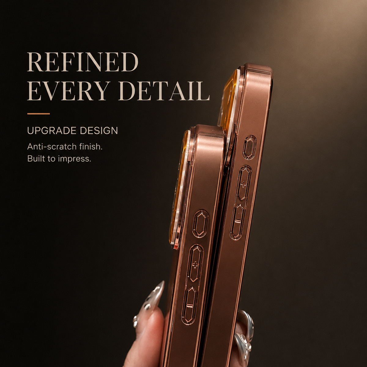 Premium iPhone Case AG Nano Matte Hard Back Magnetic Cover with Anti Fingerprint Acrylic Design MagSafe Wireless Charging Support
