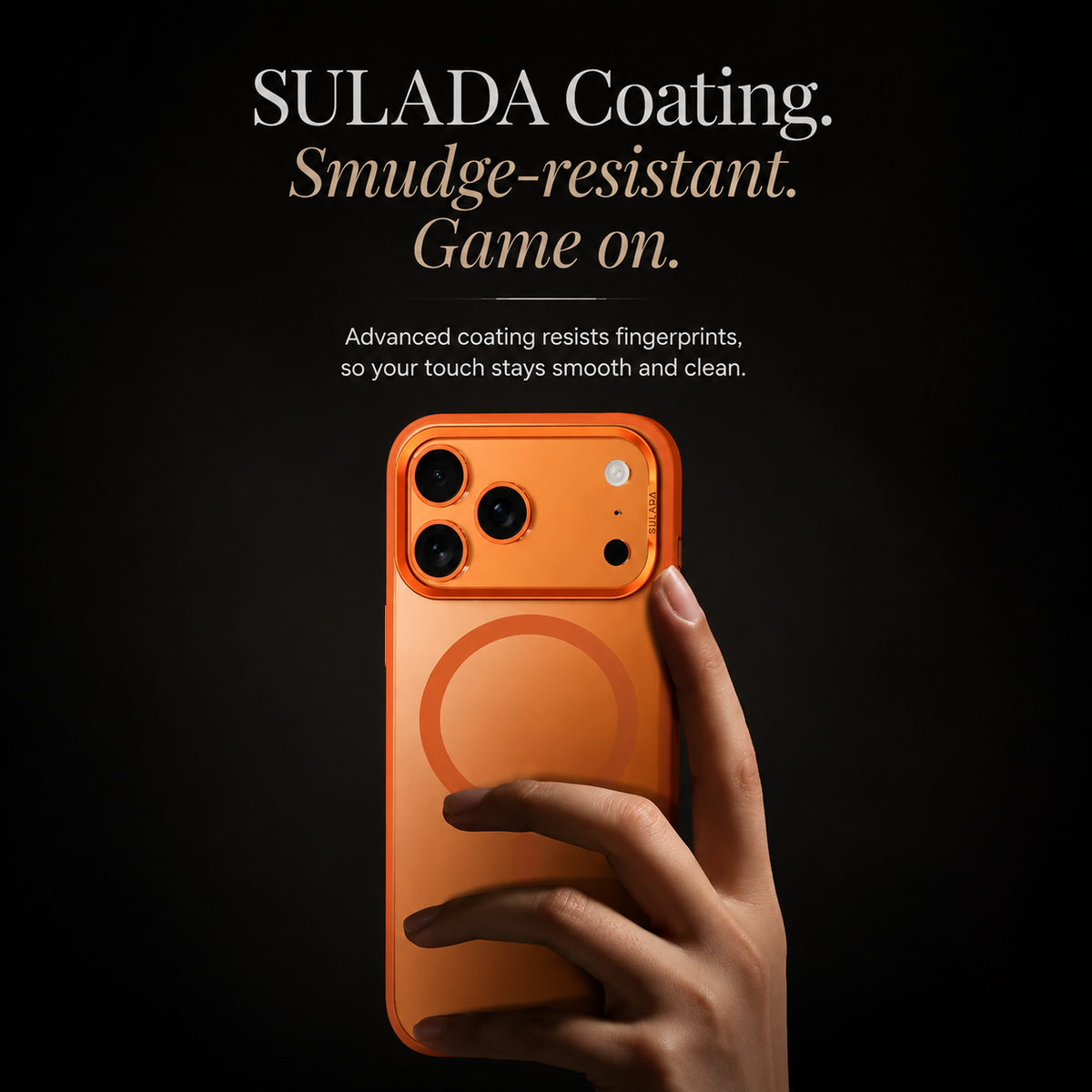 Premium iPhone Case Alloy Lens Frame Matte MagSafe Cover with Translucent Hybrid Design Shockproof PC TPU Half Wrapped Protection