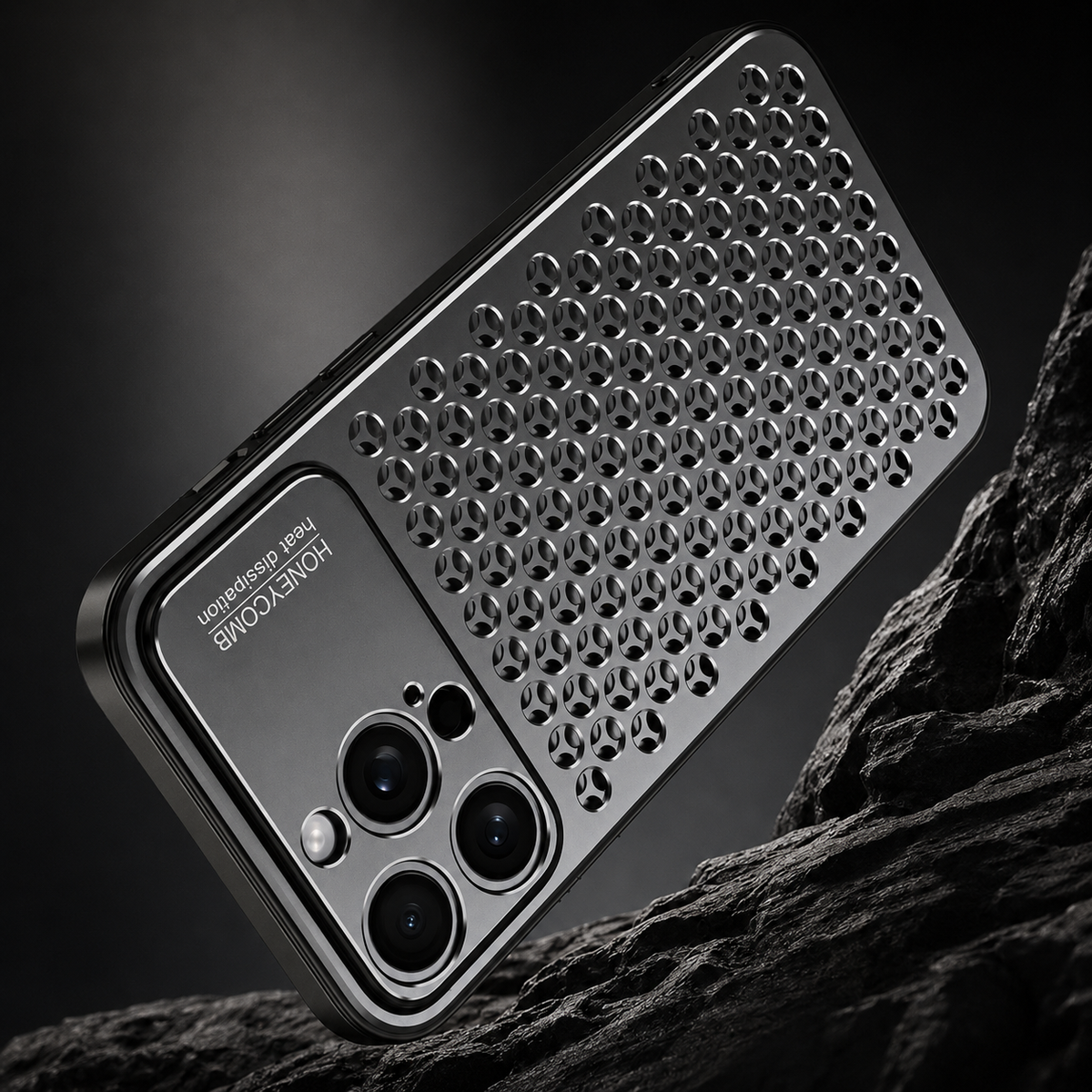 Premium iPhone Case Aluminum Alloy Protective Cover Breathable Metal Design Anti Fingerprint Scratch Resistant Slim Frame