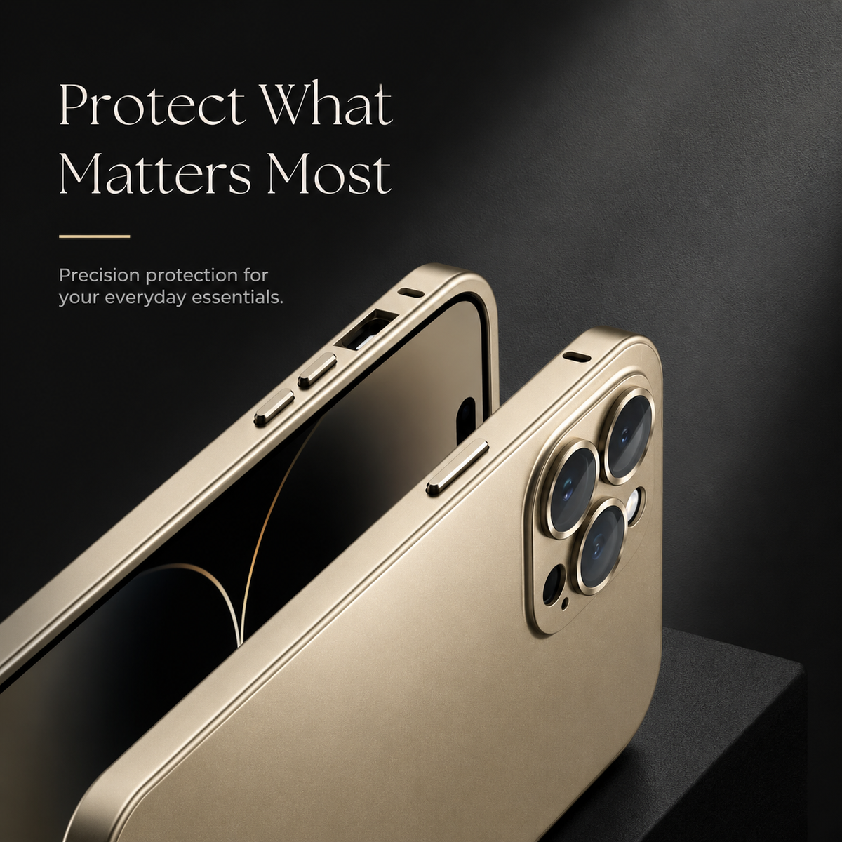 Premium iPhone Case Aluminum Metal Frame Cover Shockproof PC Back Camera Lens Protection Slim Lightweight Design