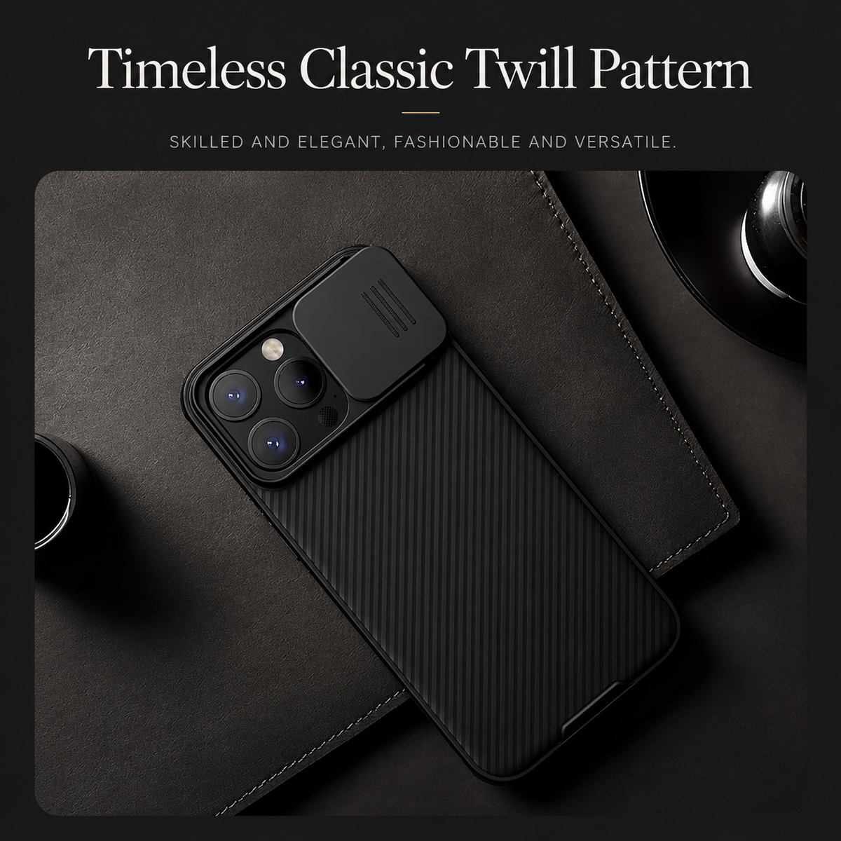 Premium iPhone Case CamShield Magnetic Cover Sliding Camera Protection Shockproof TPU PC Rugged Full Coverage
