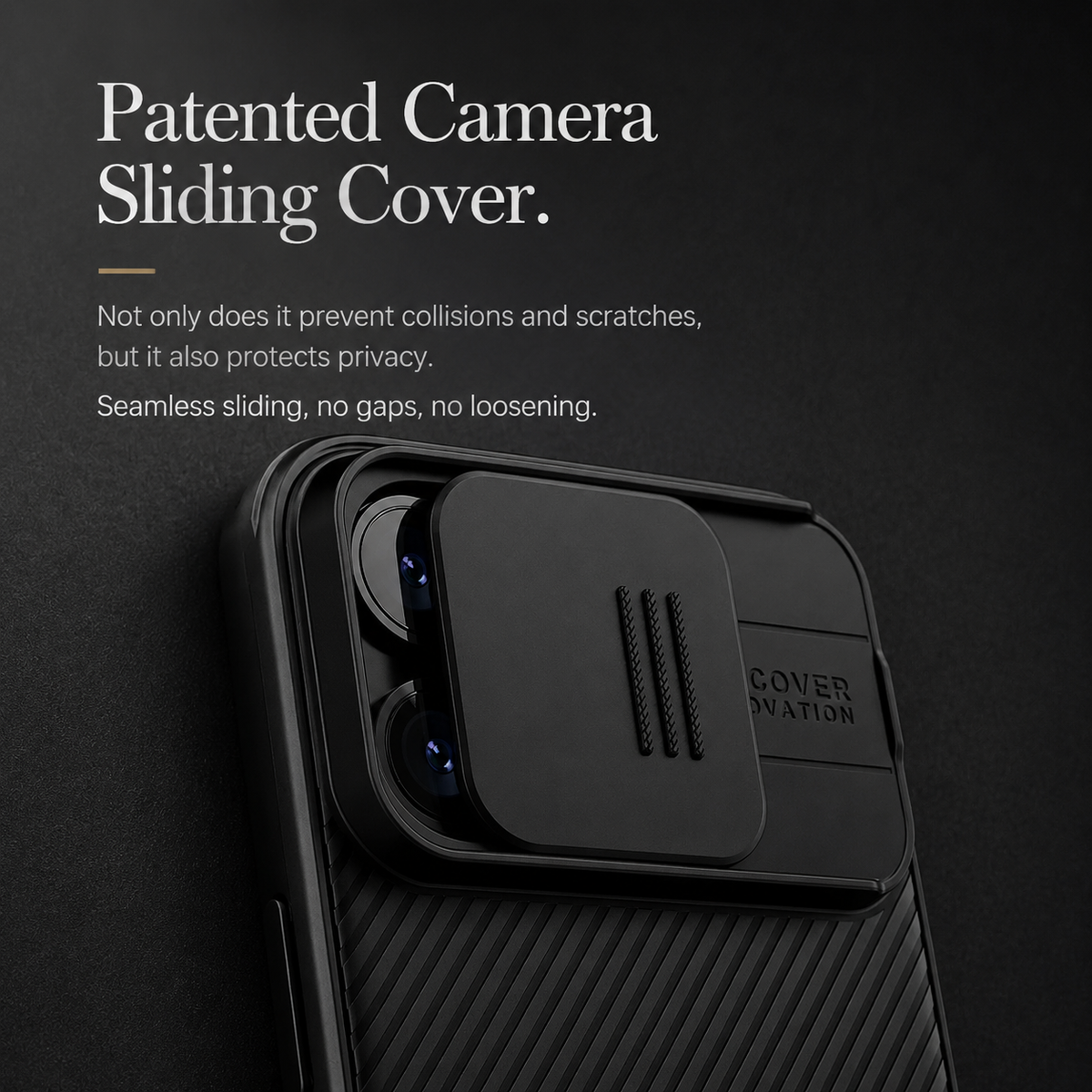 Premium iPhone Case CamShield Magnetic Cover Sliding Camera Protection Shockproof TPU PC Rugged Full Coverage