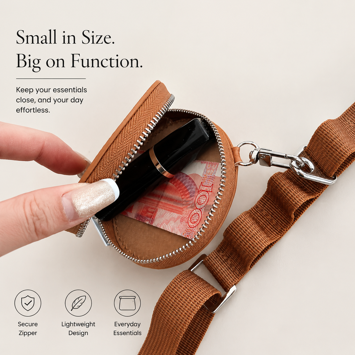 Premium iPhone Case Crossbody Wallet Cover PU Leather Card Holder RFID Protection Full Protection