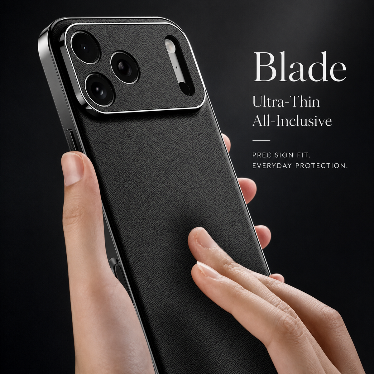 Premium iPhone Case Genuine Cowhide Leather Cover Shockproof Frame Full Camera Lens Protection Matte Slim Design