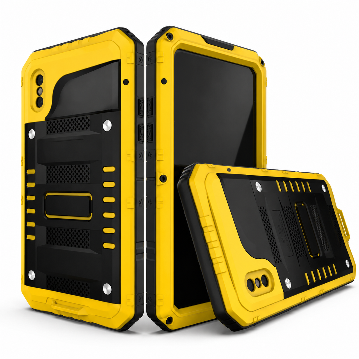 Premium iPhone Case IP68 Waterproof Aluminum Armor Cover MagSafe Compatible Shockproof Full Body Protection