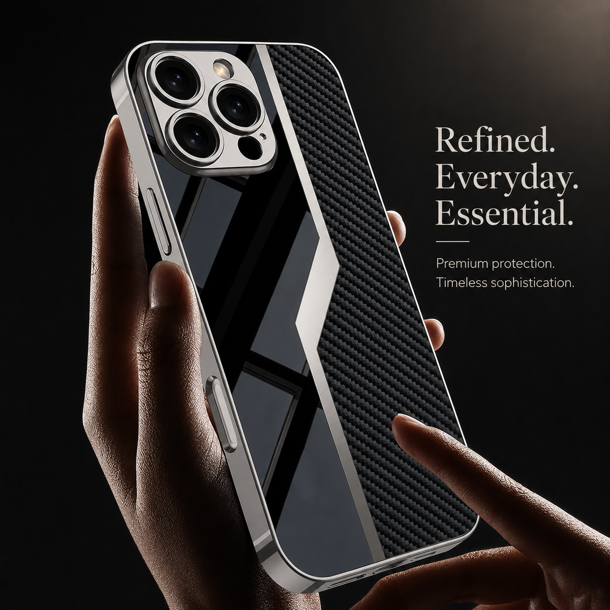 Premium iPhone Case Leather Plating Cover Soft TPU Shockproof Anti Scratch Camera Lens Protection Case
