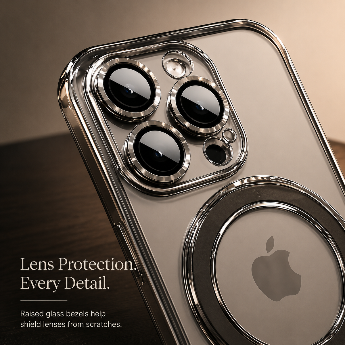 Premium iPhone Case MagSafe Clear Acrylic Cover Magnetic Stand Holder Shockproof Anti Fingerprint Lens Protection