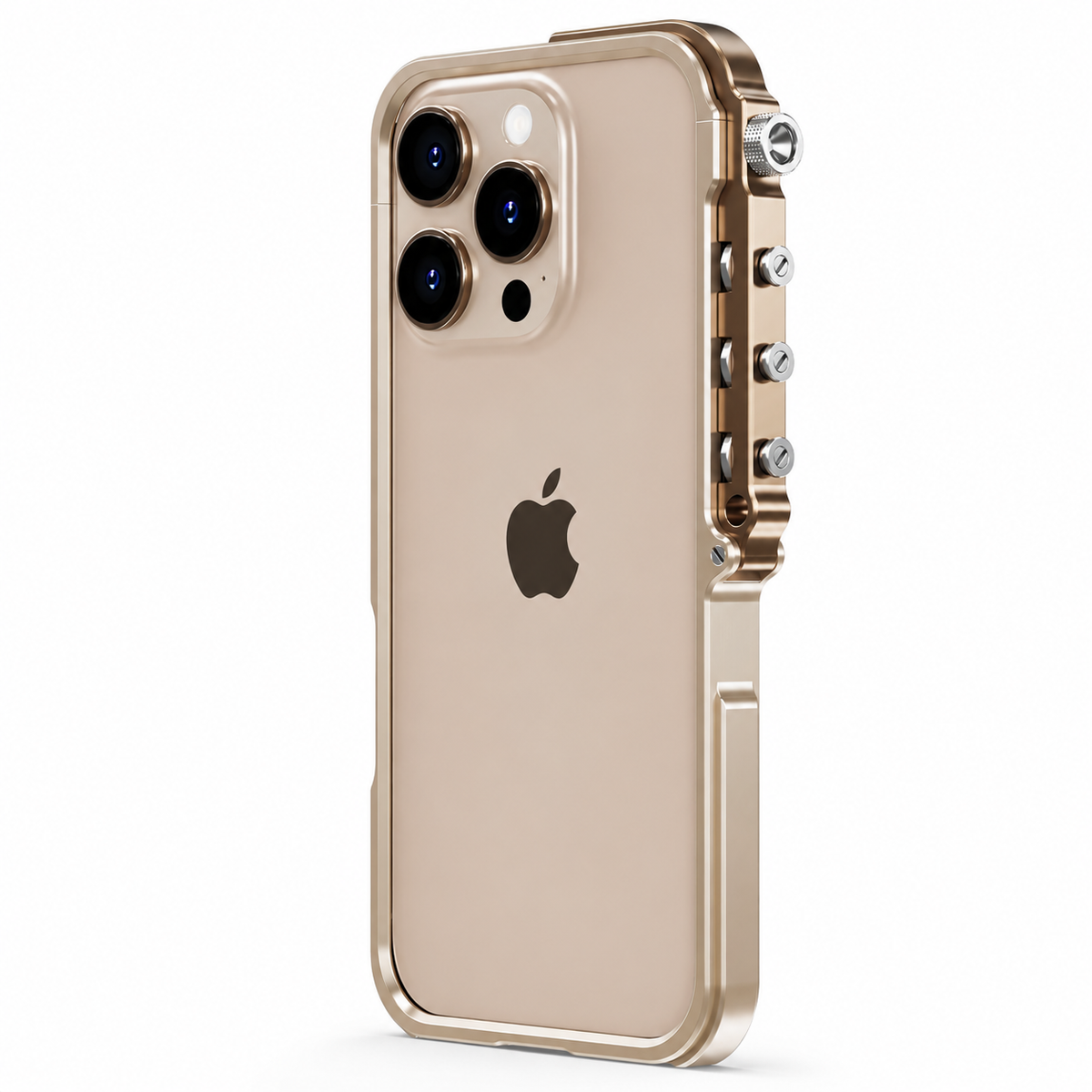 Premium iPhone Case MagSafe Compatible Aluminum Alloy Bumper Cover Shockproof Heat Dissipation Camera Lens Protection