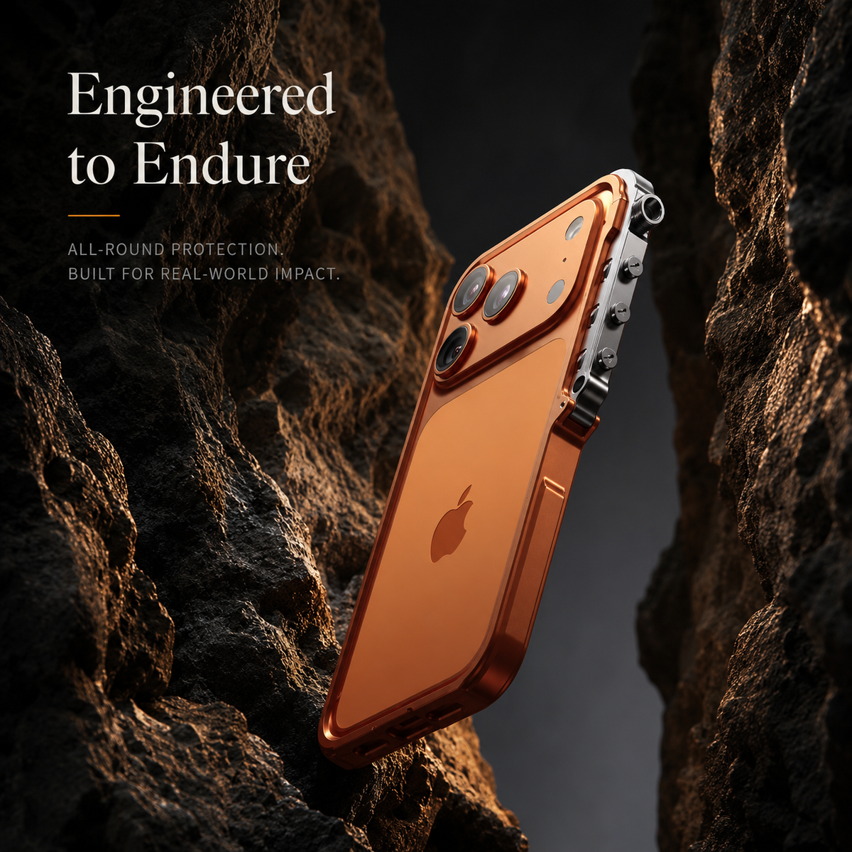 Premium iPhone Case MagSafe Compatible Aluminum Alloy Bumper Cover Shockproof Heat Dissipation Camera Lens Protection