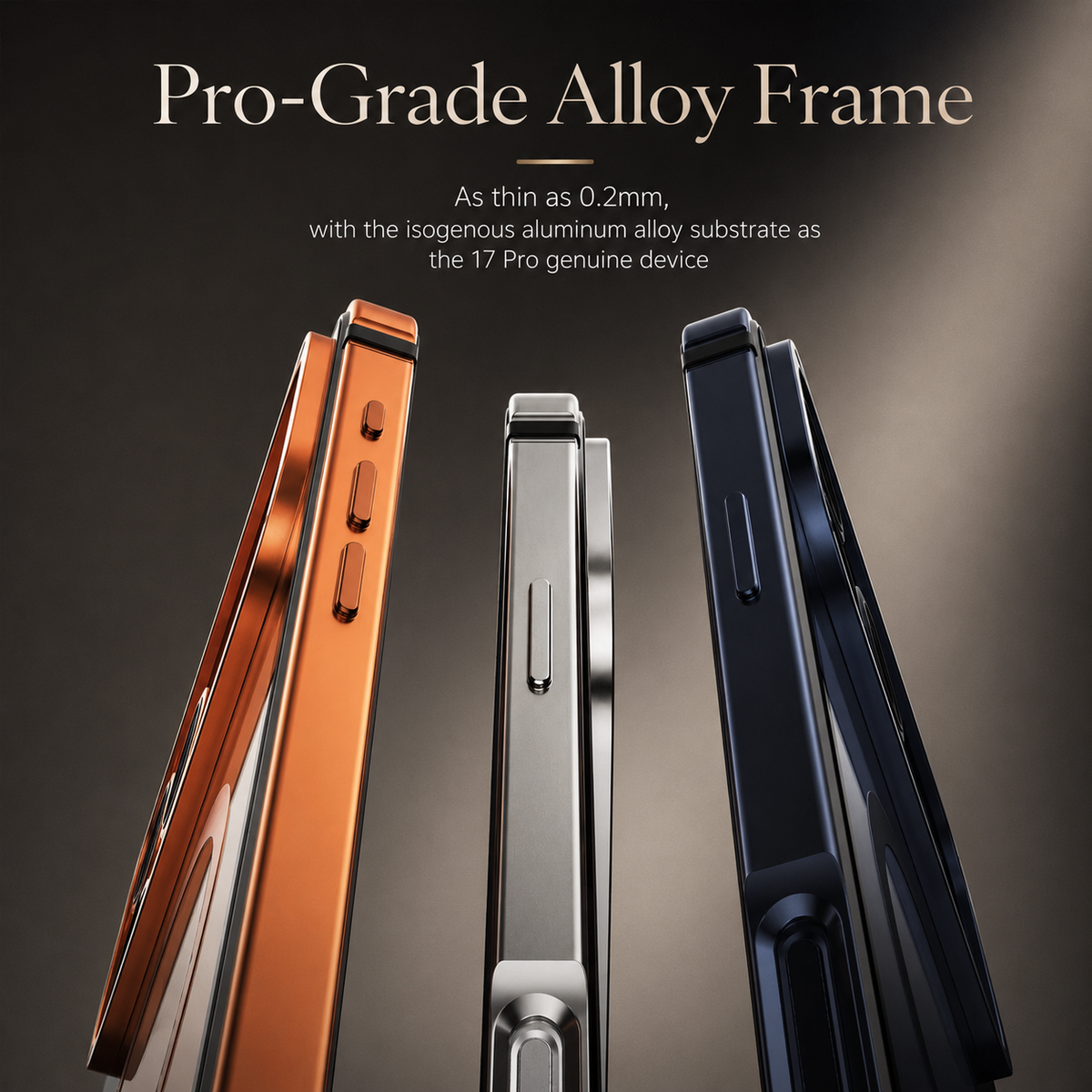 Premium iPhone Case MagSafe Compatible Aluminum Alloy Frame Cover Transparent Back Shockproof Camera Lens Protection