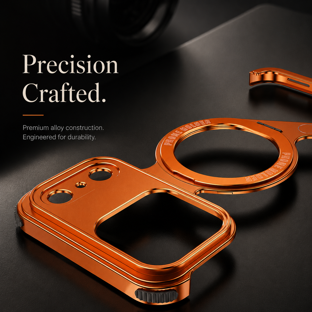 Premium iPhone Case MagSafe Compatible Aluminum Alloy Frameless Cover Shockproof Protection