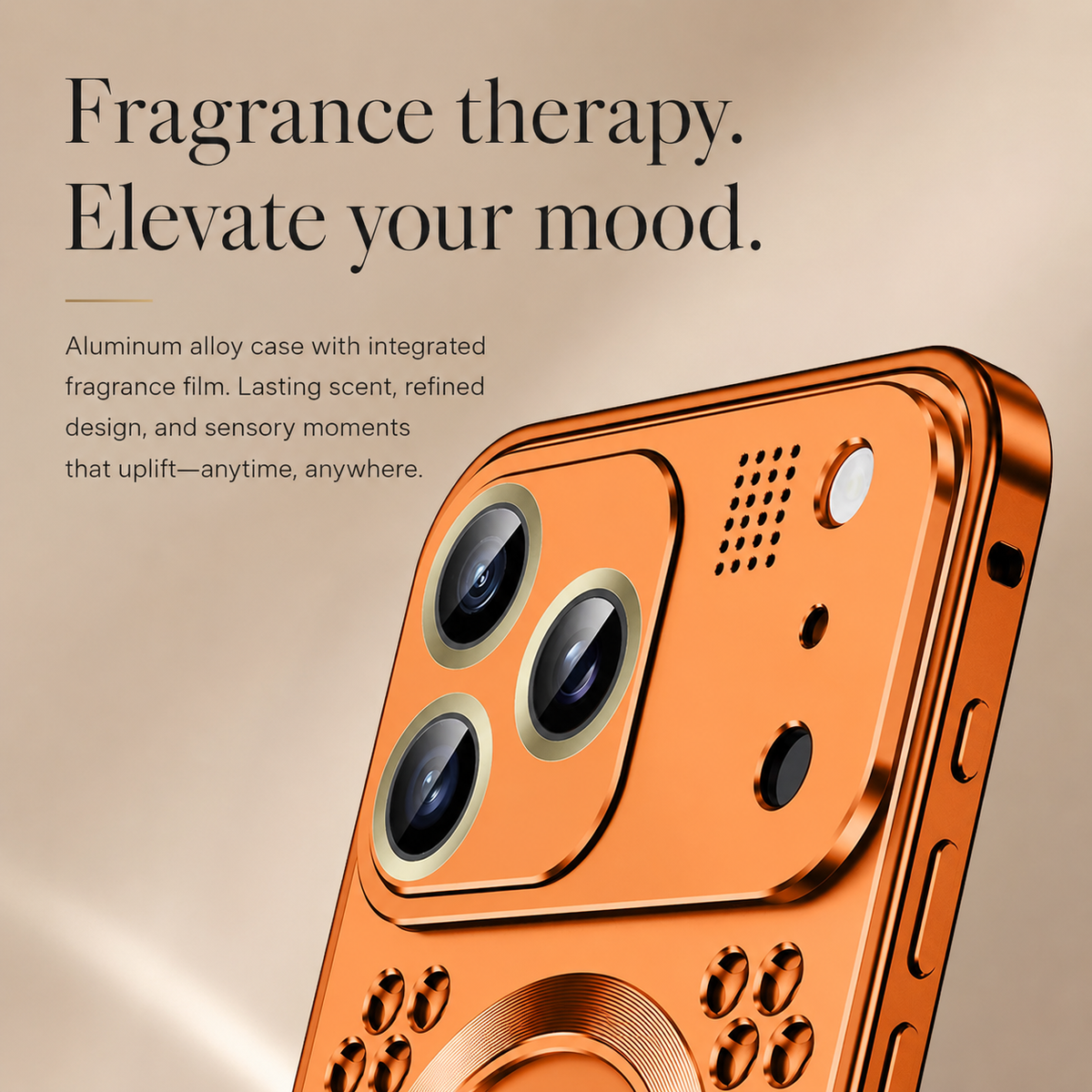 Premium iPhone Case MagSafe Compatible Aluminum Alloy Heat Dissipation Cover Lens Protection