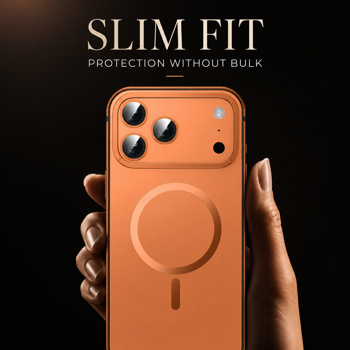 Premium iPhone Case MagSafe Compatible Aluminum Alloy Matte Cover Shockproof Camera Protection