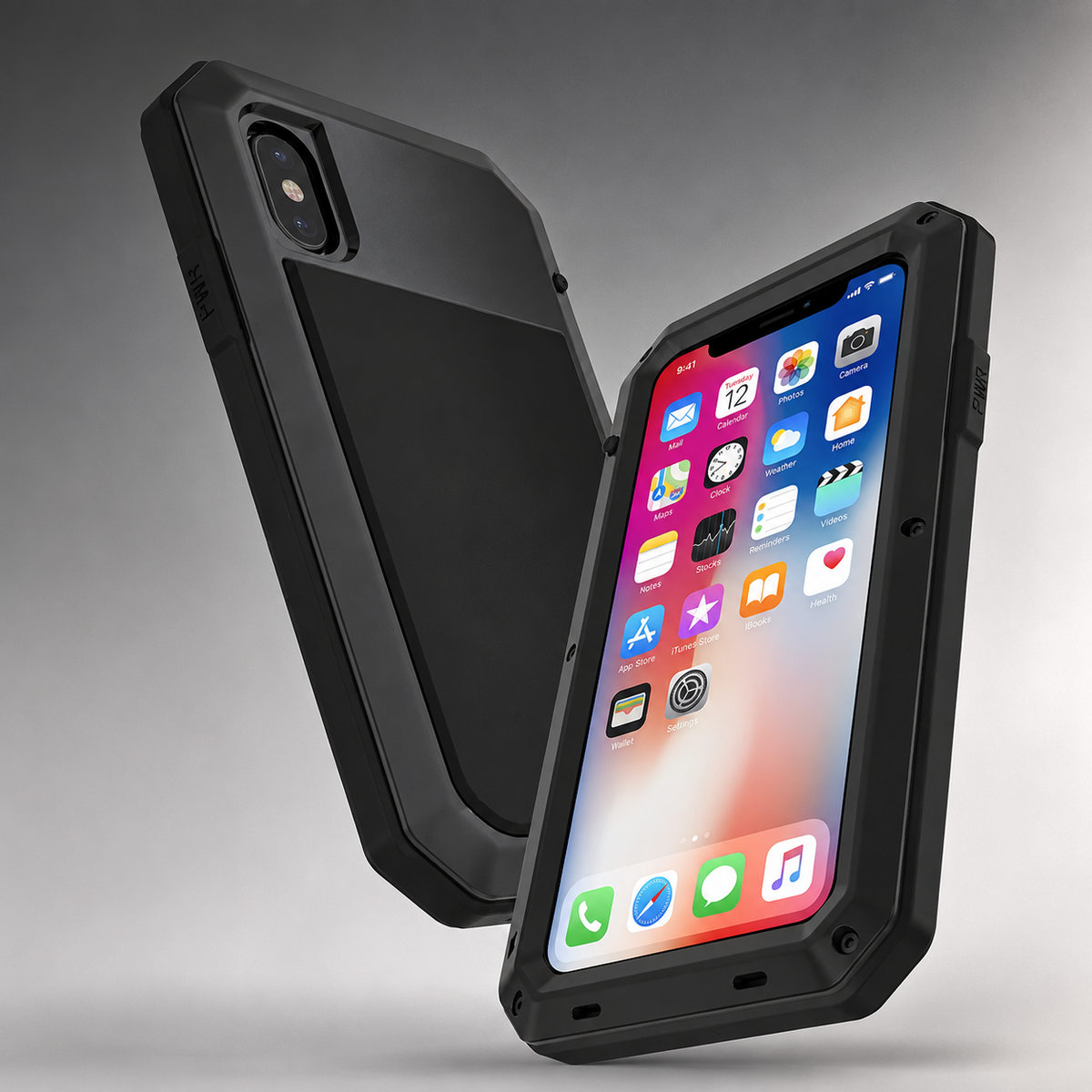 Premium iPhone Case MagSafe Compatible Aluminum Armor Bumper Cover Shockproof Full Protection