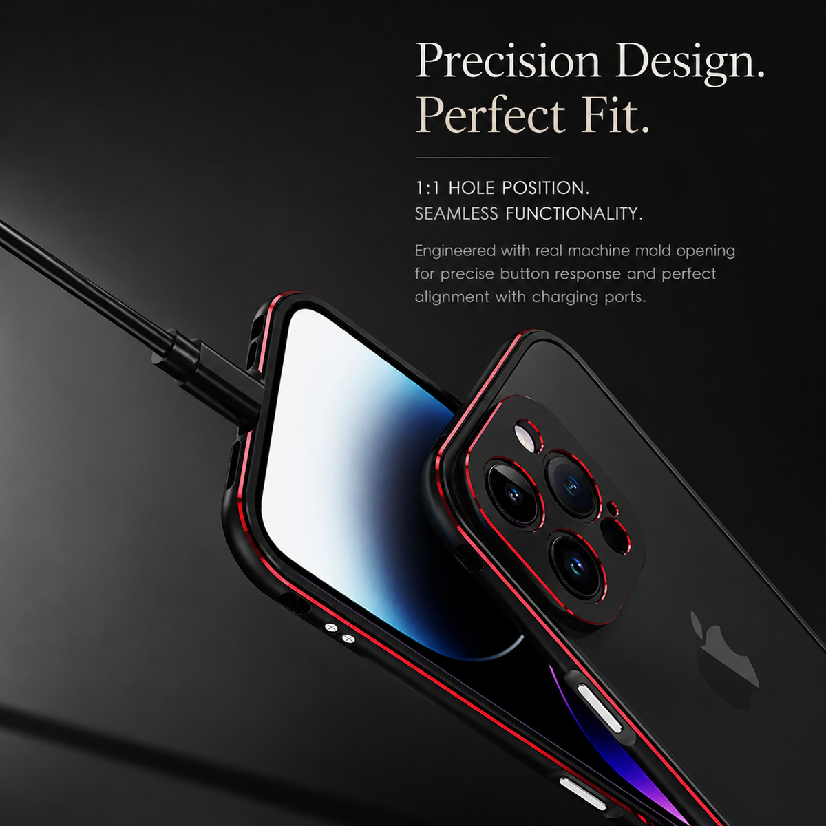 Premium iPhone Case MagSafe Compatible Aluminum Bumper Cover Metal Lens Frame Shockproof Full Protection