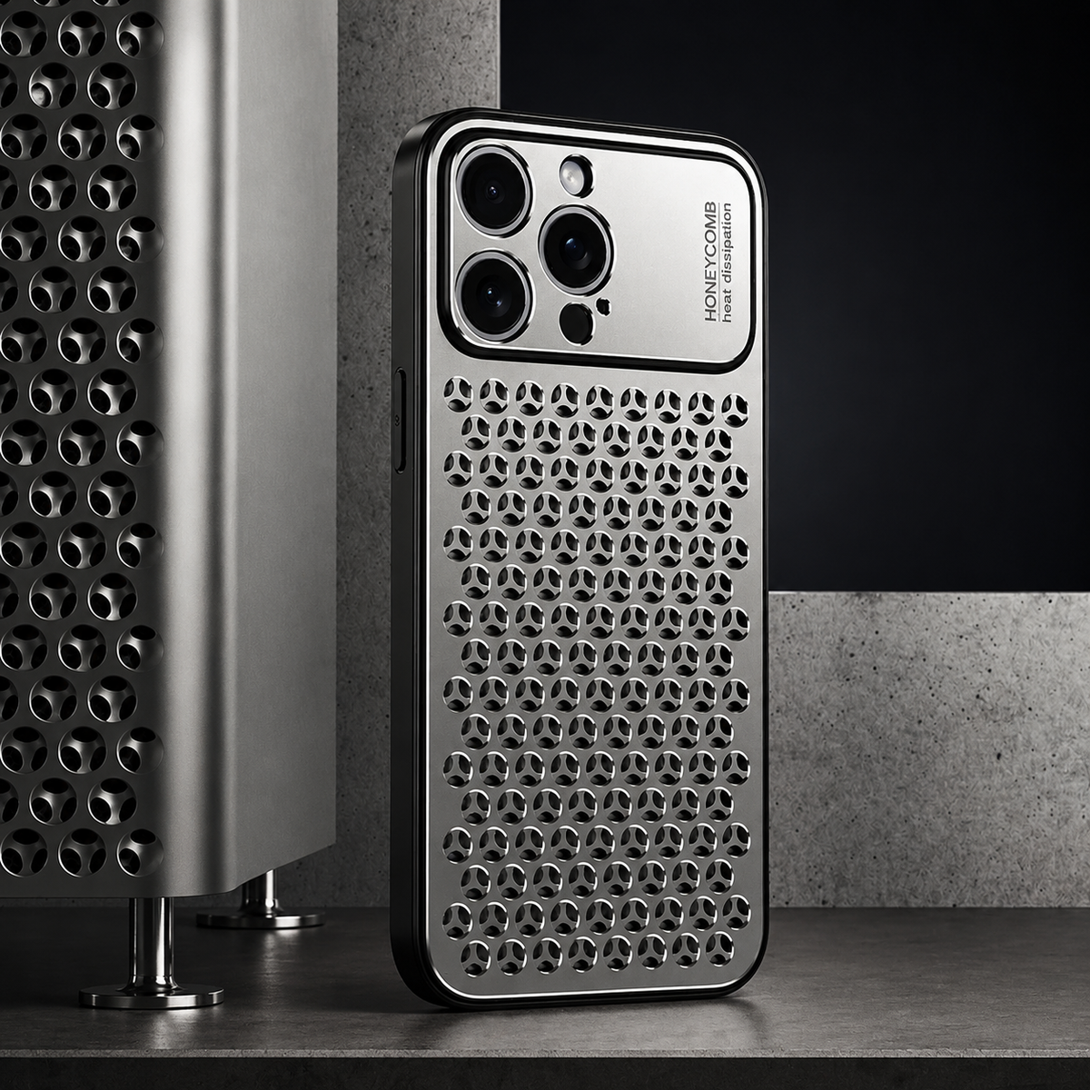 Premium iPhone Case MagSafe Compatible Aluminum Metal Breathable Cover Ultra Thin Matte Protection