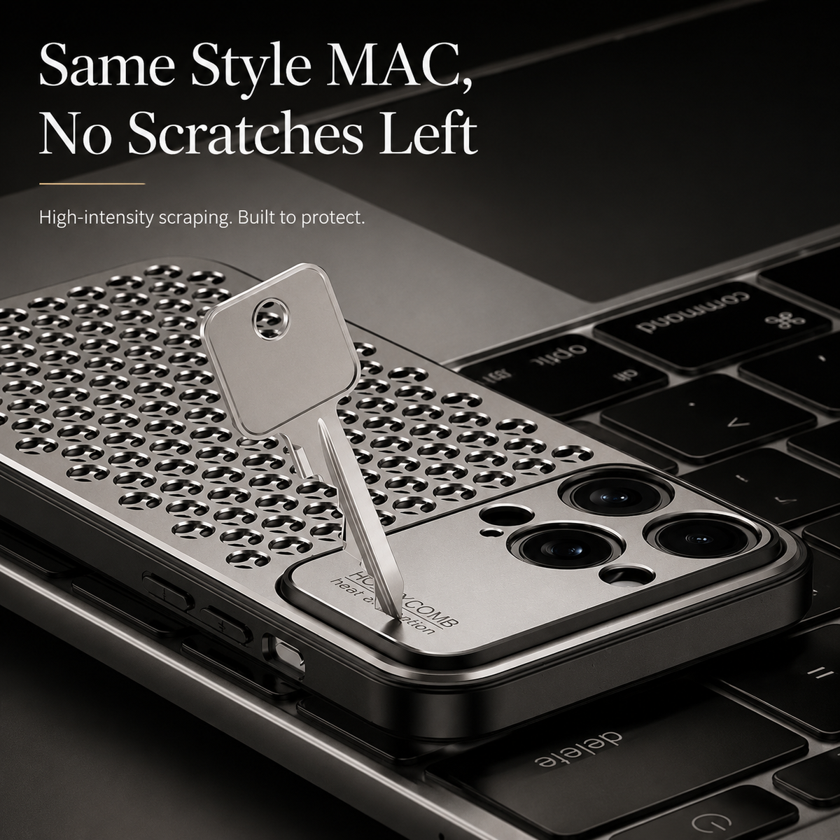 Premium iPhone Case MagSafe Compatible Aluminum Metal Breathable Cover Ultra Thin Matte Protection