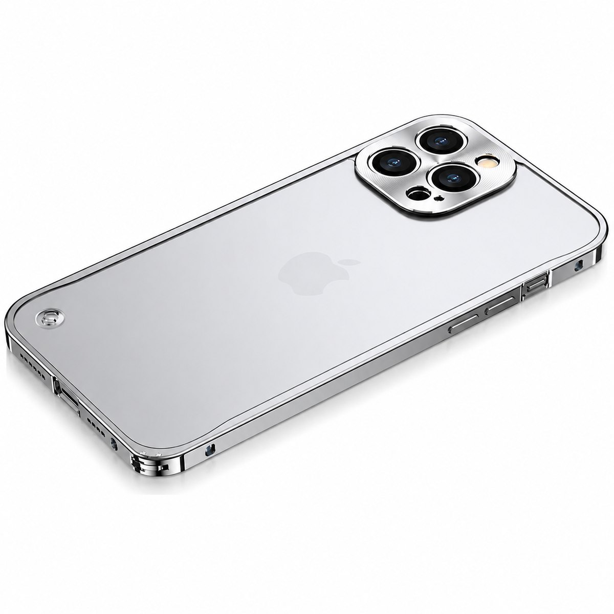 Premium iPhone Case MagSafe Compatible Aluminum Metal Frame Cover Shockproof Full Protection Slim Design
