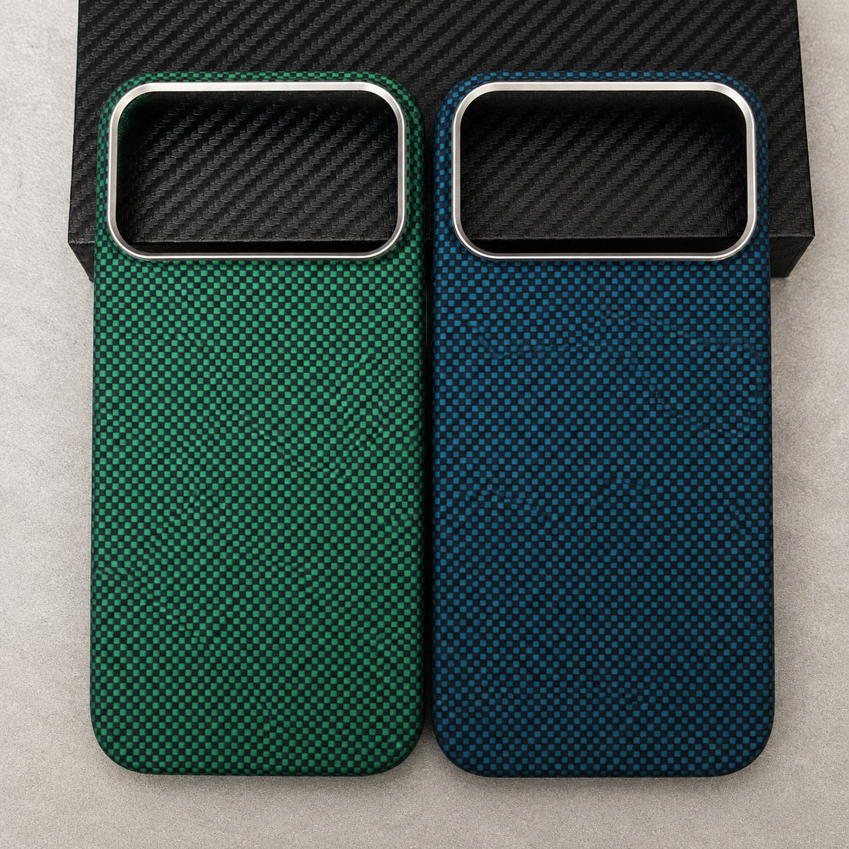 Premium iPhone Case MagSafe Compatible Aramid Carbon Fiber Cover Ultra Thin Shockproof Protection