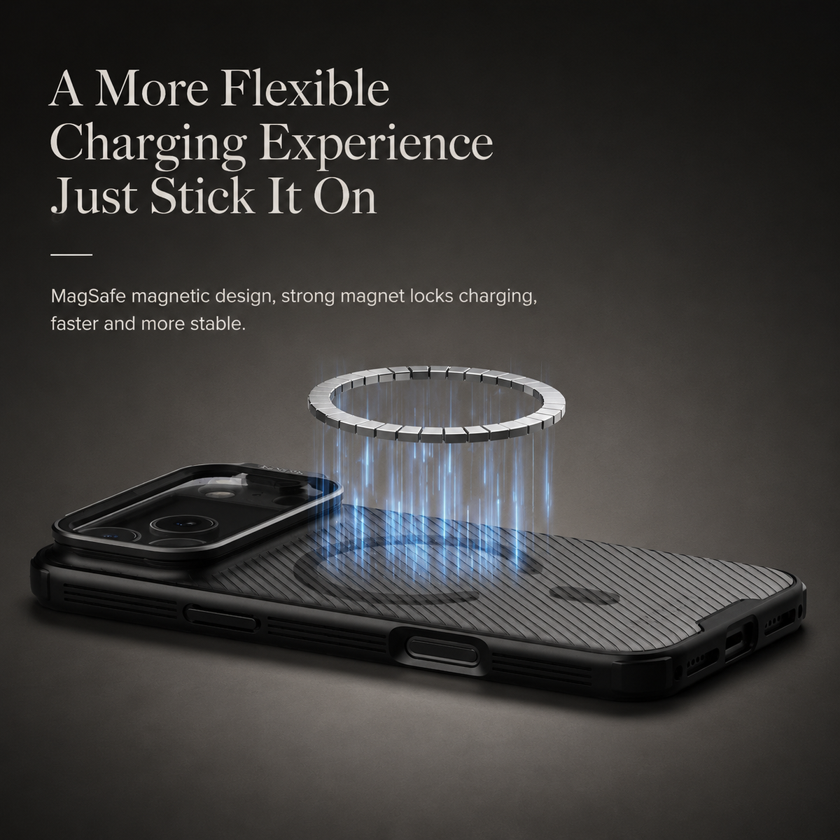 Premium iPhone Case MagSafe Compatible CamShield Lens Stand Cover Shockproof Rugged Protection