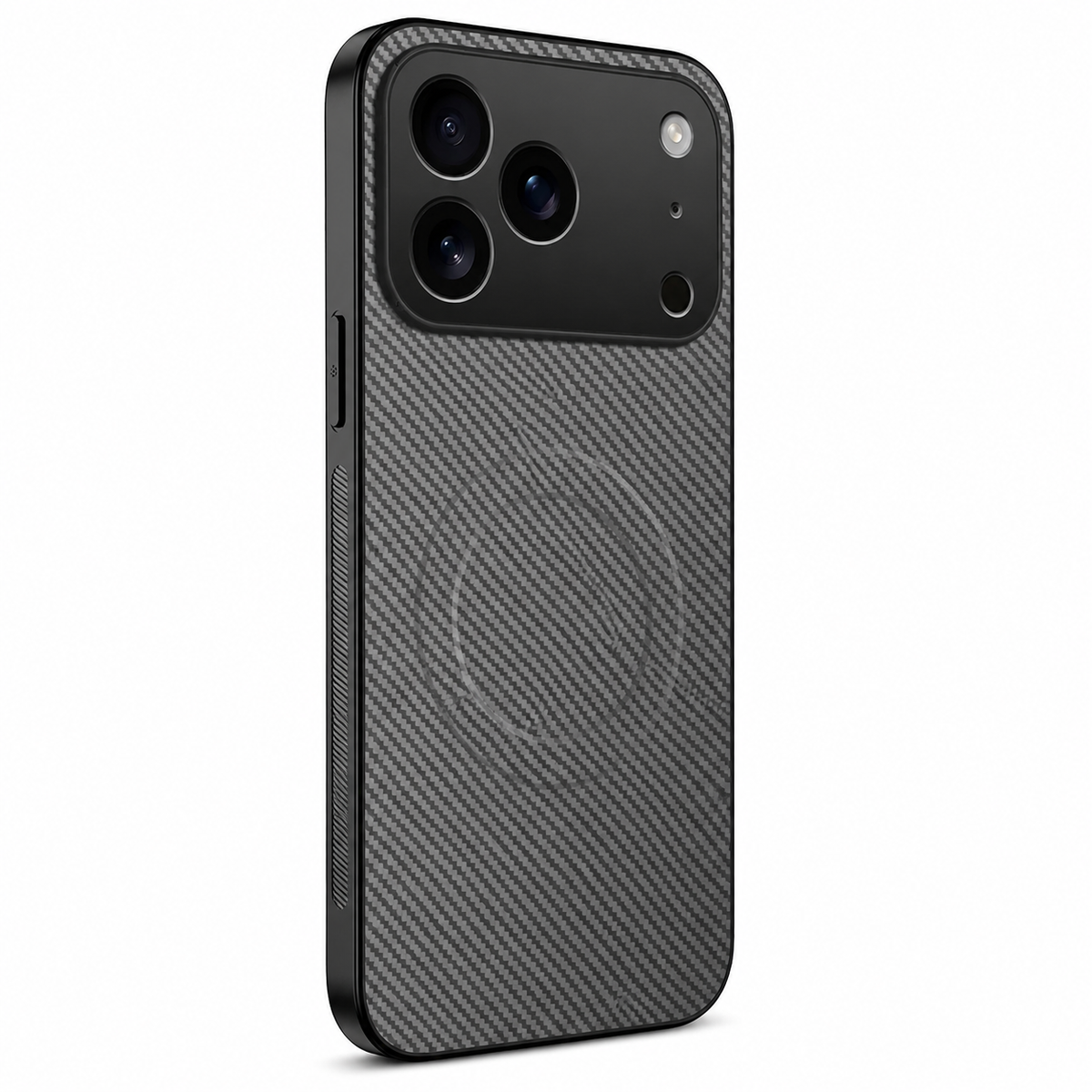 Premium iPhone Case MagSafe Compatible Carbon Fiber Cover Ultra Thin Shockproof Protection