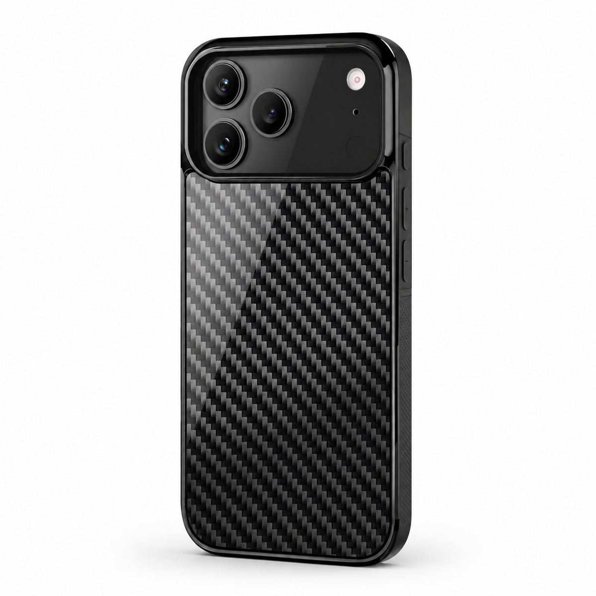 Premium iPhone Case MagSafe Compatible Forged Carbon Fiber Cover Shockproof TPU Protection