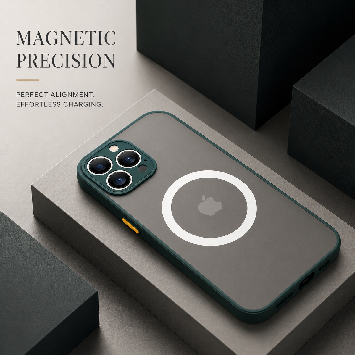 Premium iPhone Case MagSafe Compatible Matte Cover Shockproof Slim Magnetic Protection