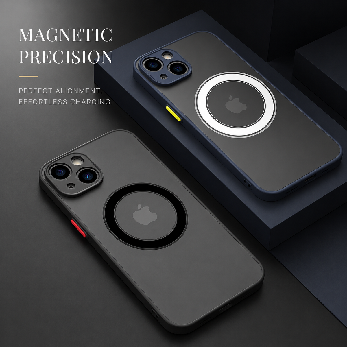 Premium iPhone Case MagSafe Compatible Matte Cover Shockproof Slim Magnetic Protection