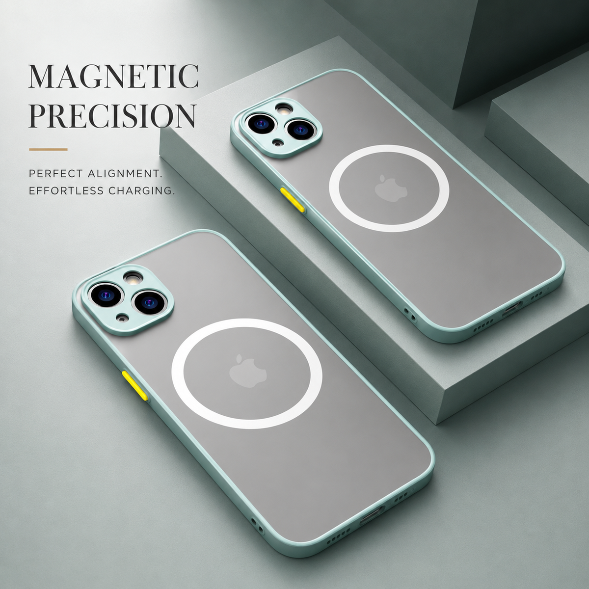 Premium iPhone Case MagSafe Compatible Matte Cover Shockproof Slim Magnetic Protection