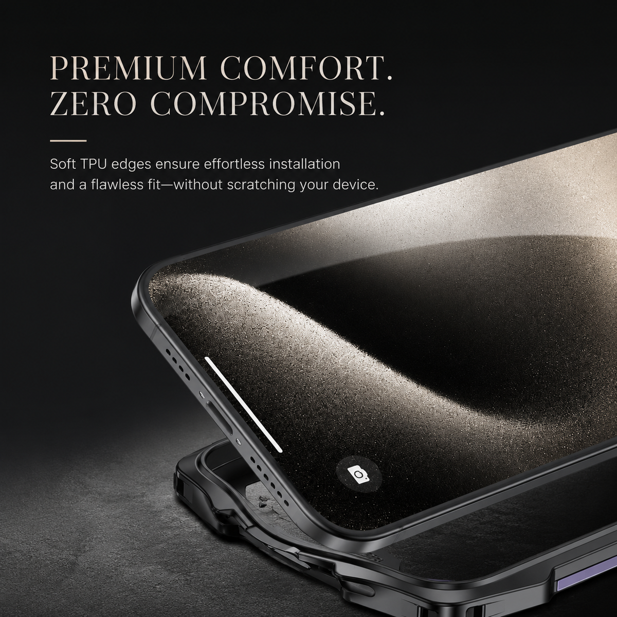Premium iPhone Case MagSafe Compatible Military Armor Metal Frame Cover 360° Full Protection