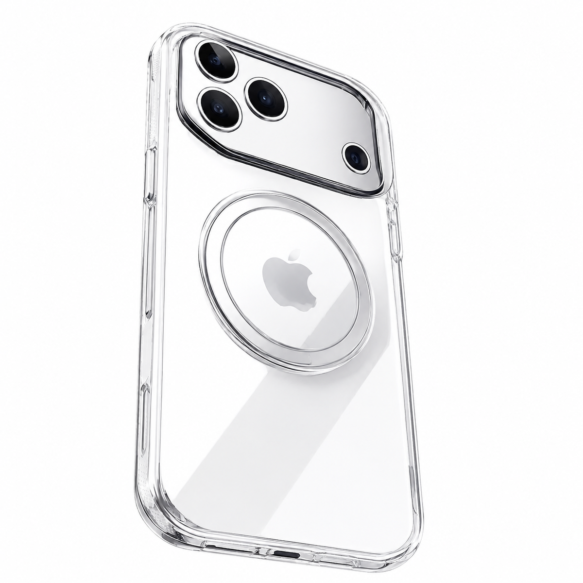 Premium iPhone Case MagSafe Compatible Rotating Stand Shockproof Protective Cover Mechanical Torque Metal TPU PC Full Coverage