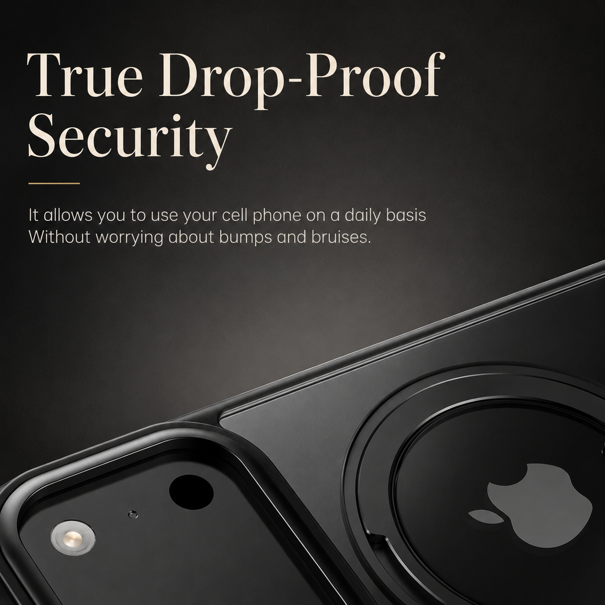 Premium iPhone Case MagSafe Compatible Rotating Stand Shockproof Protective Cover Mechanical Torque Metal TPU PC Full Coverage
