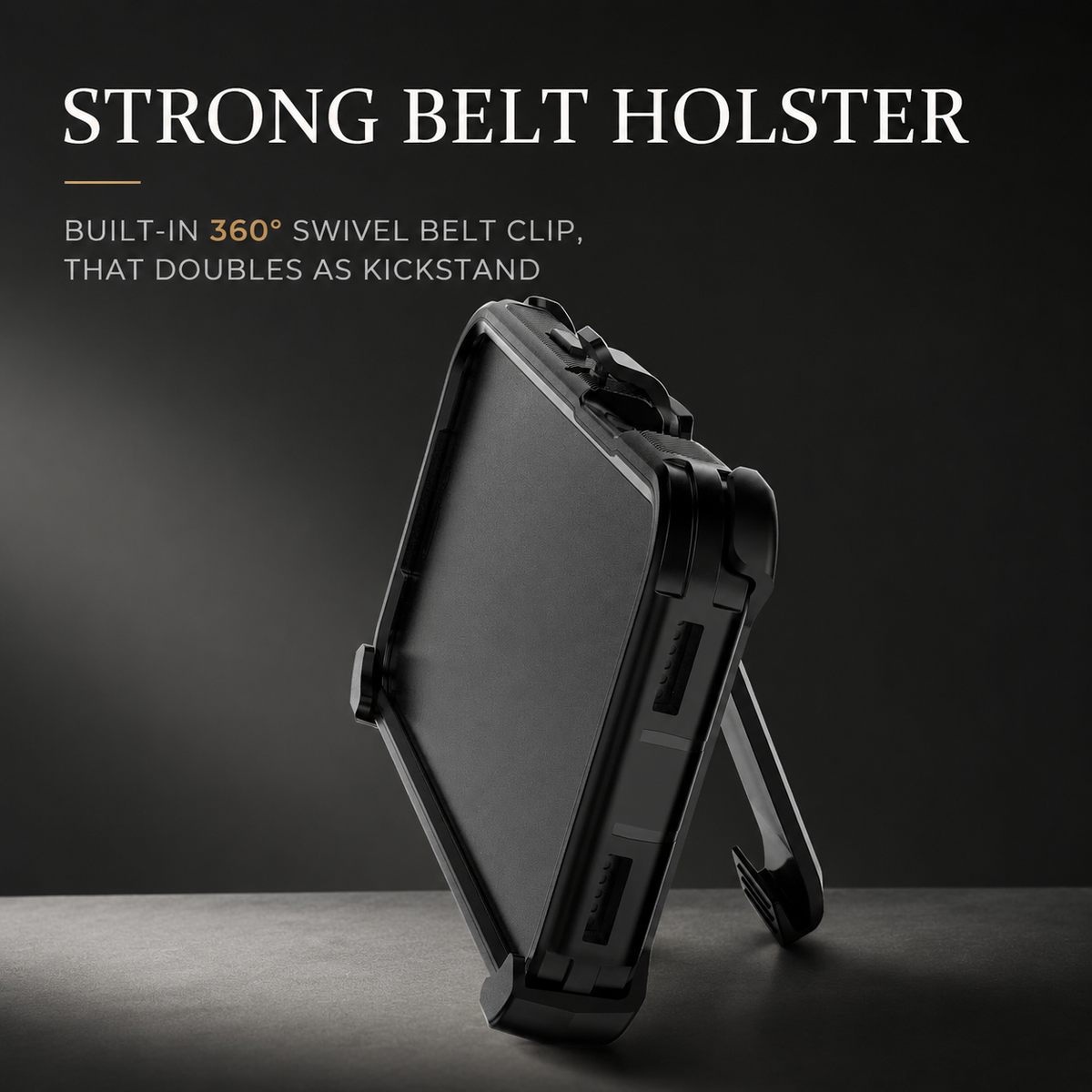 Premium iPhone Case MagSafe Compatible Rugged CamShield Cover Foldable Lens Stand Protection