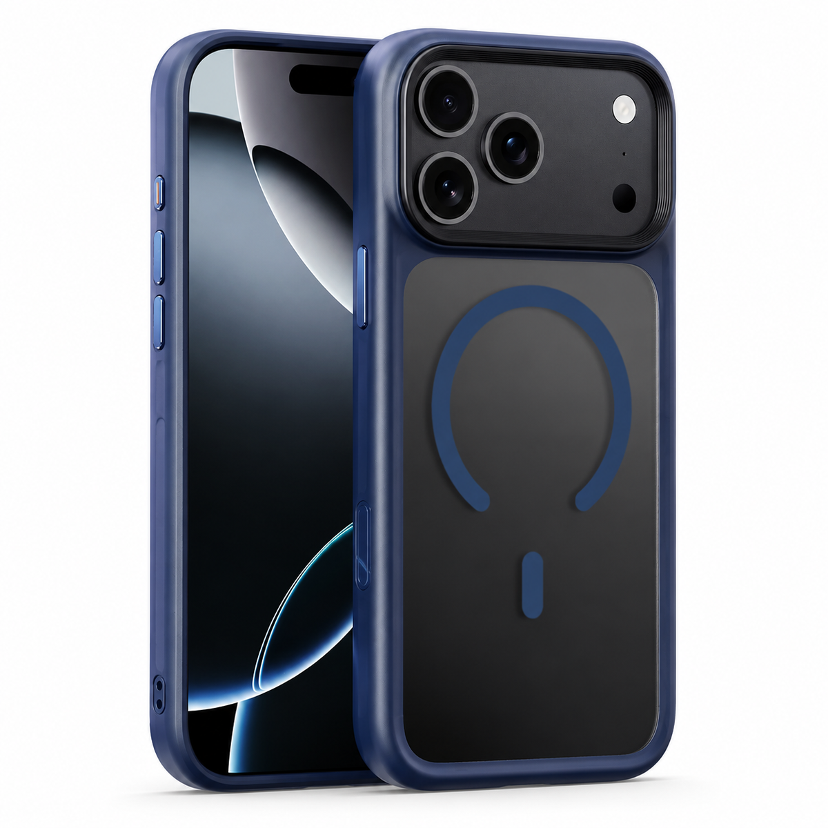 Premium iPhone Case MagSafe Compatible Shockproof Protective Cover Matte Anti Fingerprint TPU PC Camera Button Full Coverage