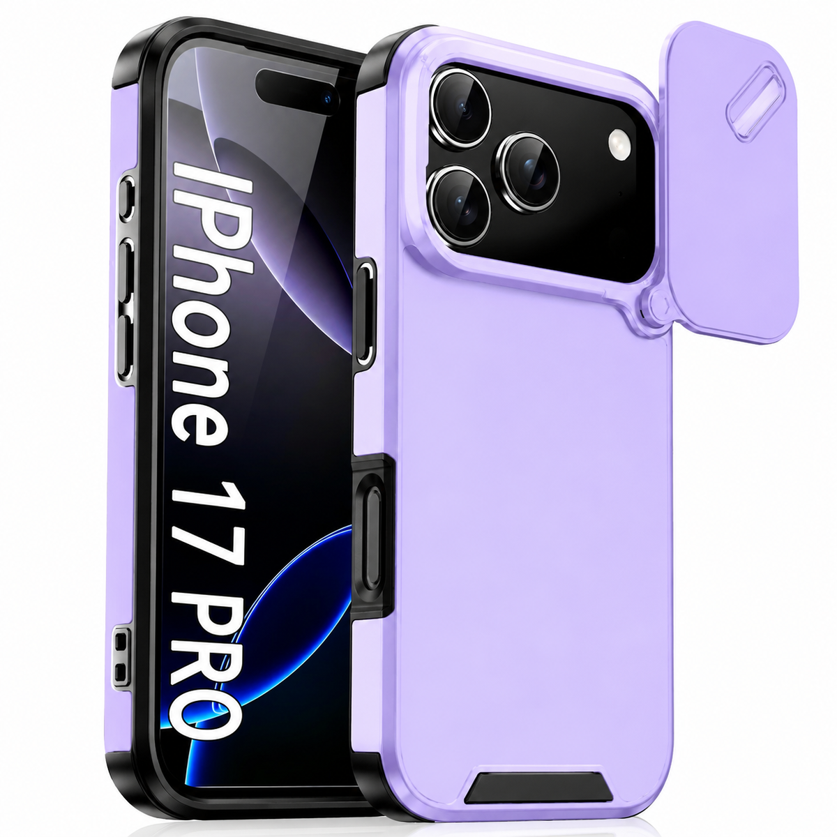 Premium iPhone Case MagSafe Compatible Slide Camera Cover Shockproof Anti Collision Protection